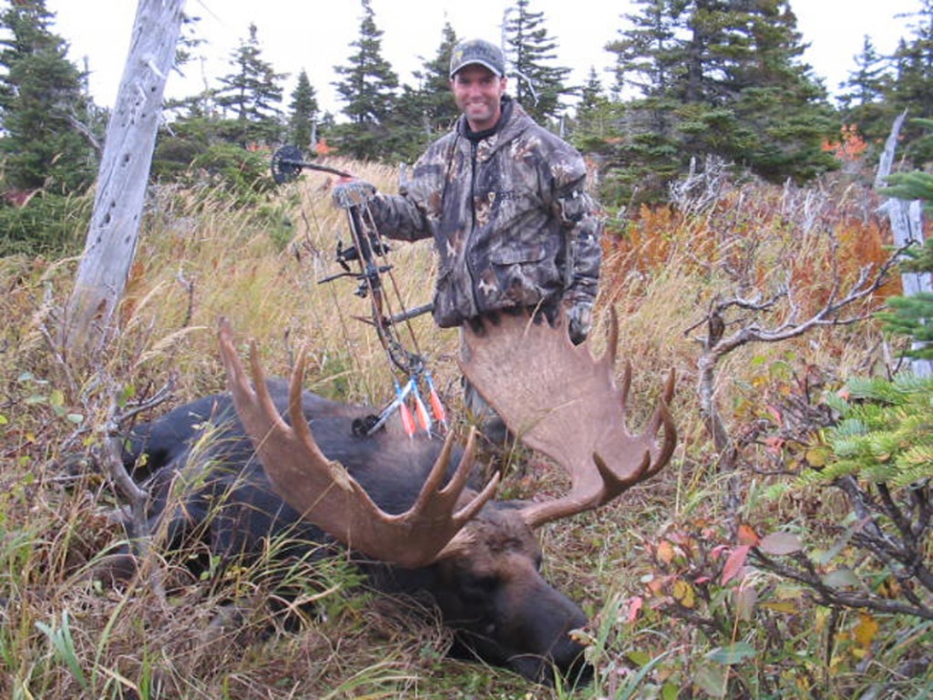 Hunter next to Big Taken Bull